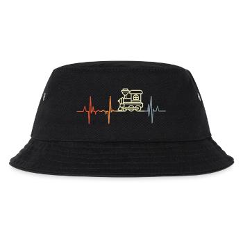 Railway heart palpitations - Kids’ Bucket Hat - black - Front