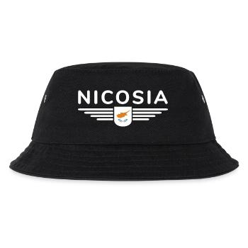 Nicosia Design – Capital of Cyprus - Kids’ Bucket Hat - black - Front