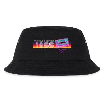 Vintage Musik & Nostalgischer Geburtstag - Vintage - Kinder Bucket Hat - Schwarz - Vorne