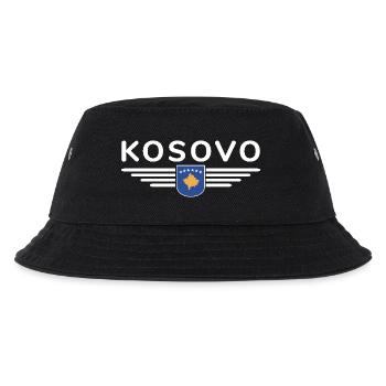 Conception du t-shirt Kosovo Fan - Bob Enfant - noir - Devant