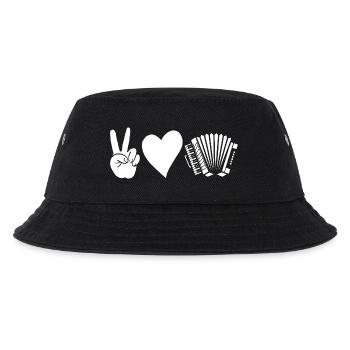 Accordion Player Accordion - Kids’ Bucket Hat - black - Front