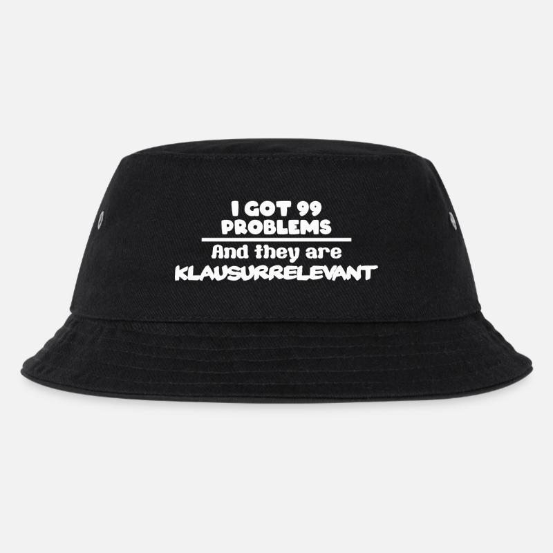 I got 99 Problems and they are Klausurrelevant - Kinder Bucket Hat - Schwarz