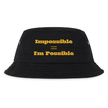 Konstruktionsdaten fehlen - Kinder Bucket Hat - Schwarz - Vorne