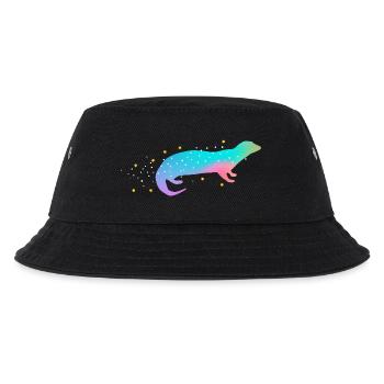 Sea Otter Gradient - Kinder Bucket Hat - Schwarz - Vorne