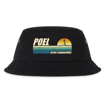 Mer Baltique SENTIMENTS RÉTRO DE PLAGE POEL Souvenier Drôle - Bob Enfant - noir - Devant