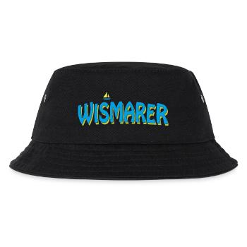 WISMARER - Kinder Bucket Hat - Schwarz - Vorne