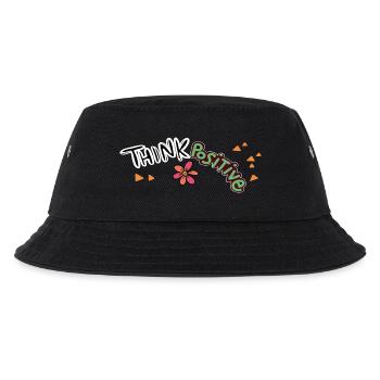 Think Positive - Kids’ Bucket Hat - black - Front