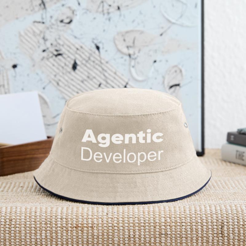 Techno-utopia: Agentic Developer Kids’ Bucket Hat