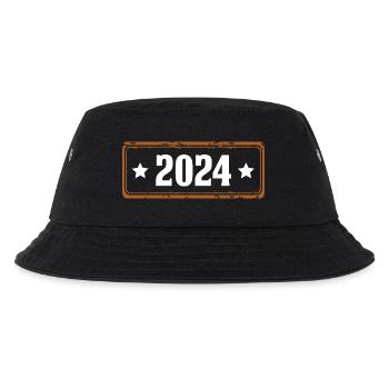 2024 year - Kids’ Bucket Hat - black - Front