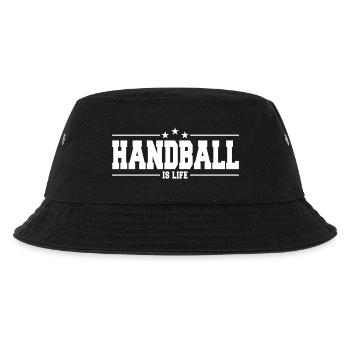handball is life 1 - Kinder Bucket Hat - Schwarz - Vorne