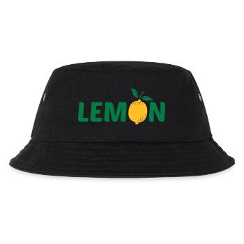 Logo Design LEMON - Kids’ Bucket Hat - black - Front