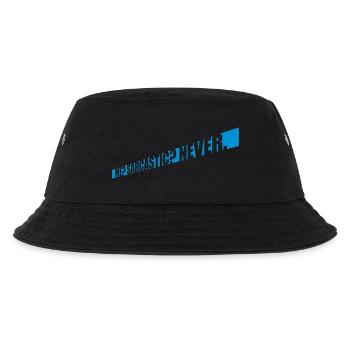 me sarcastic never quote - Kids’ Bucket Hat - black - Front