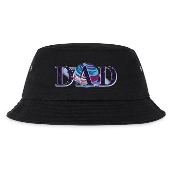 Dad Spaceship Planet Father's Day Matching For Men - Kids’ Bucket Hat - black - Front