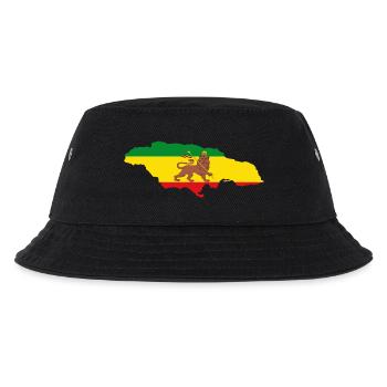 Lion de Juda Jamaïque Rasta Flag Carte de la Jamaïque - Bob Enfant - noir - Devant