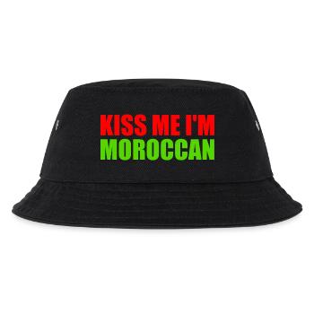 Kiss me im moroccan - morocco - Kids’ Bucket Hat - black - Front