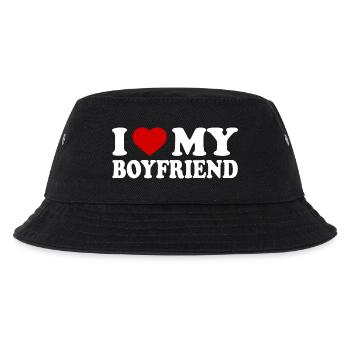 I love my boyfriend - Bob Enfant - noir - Devant