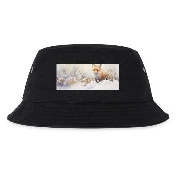 Renard paysage neige - Bob Enfant - noir - Devant