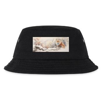Cute Little Fox - Kids’ Bucket Hat - black - Front