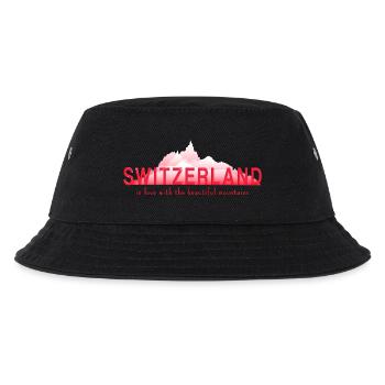 Montagnes de Suisse - Bob Enfant - noir - Devant