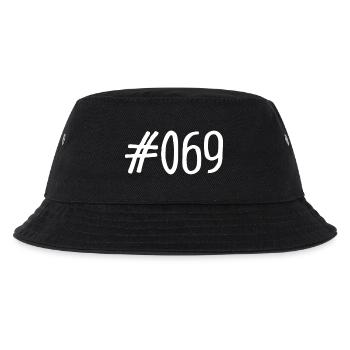 #069 - 069 Vorwahl Frankfurt Telefon Hashtag - Kinder Bucket Hat - Schwarz - Vorne