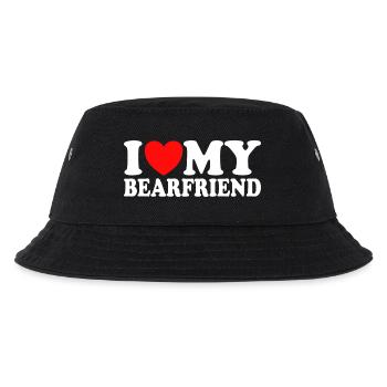 J'Aime Mon Petit Ami Ours - Bob Enfant - noir - Devant