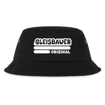 Gleisbauer als Beruf - Kinder Bucket Hat - Schwarz - Vorne