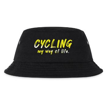 Fahrrad Fahrräder Fahrrad Fahrrad Fahrrad Biker MTB 7 - Kinder Bucket Hat - Schwarz - Vorne