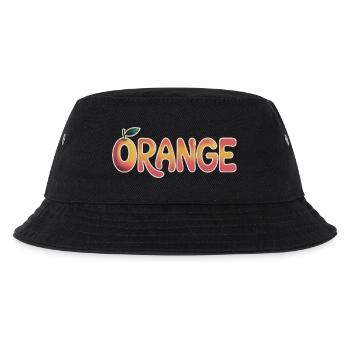 Orange - Logo de dessin animé cool - Bob Enfant - noir - Devant