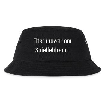Parent power on the sidelines - Kids’ Bucket Hat - black - Front
