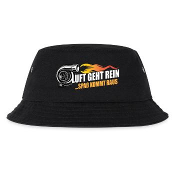 Turboflamme Luft Geht Rein Spaß kommt raus - Kinder Bucket Hat - Schwarz - Vorne
