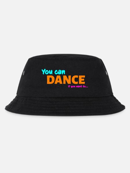 You can dance - Kids’ Bucket Hat - black