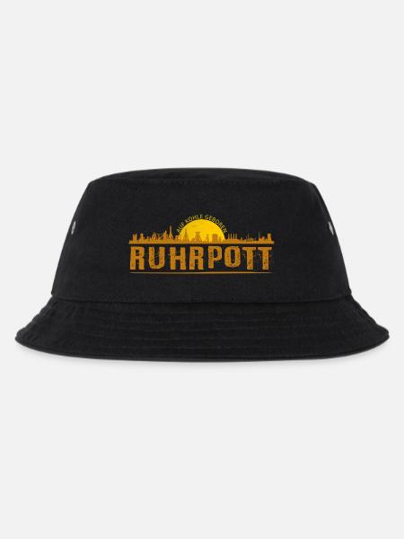 Ruhrpott Skyline - Kinder Bucket Hat - Schwarz