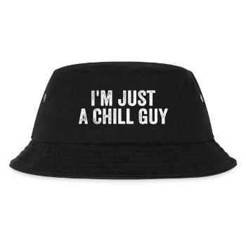 Ich bin einfach ein entspannter Typ - Kinder Bucket Hat - Schwarz - Vorne