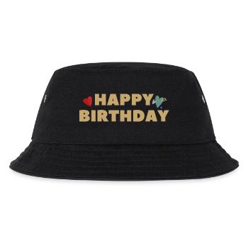 Happy Birthday Gift Idea - Kids’ Bucket Hat - black - Front