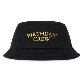 Birthday Crew - Kinder Bucket Hat - Schwarz - Vorne