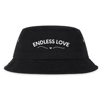 Endless love - Kinder Bucket Hat - Schwarz - Vorne