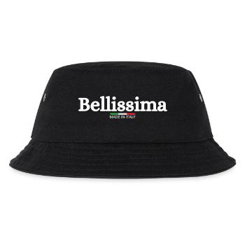 Bellissima Italia Italien Italian Bella Italia - Kinder Bucket Hat - Schwarz - Vorne