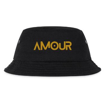 Amour - Kinder Bucket Hat - Schwarz - Vorne