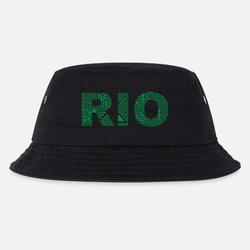 Rio de Janeiro - Kids’ Bucket Hat - black