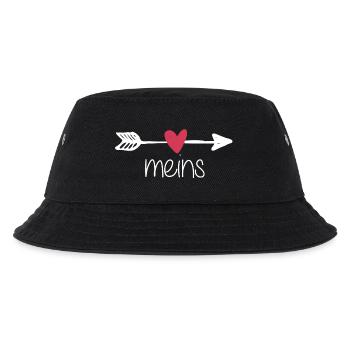Die/Der ist meins. Finger weg! - Kinder Bucket Hat - Schwarz - Vorne