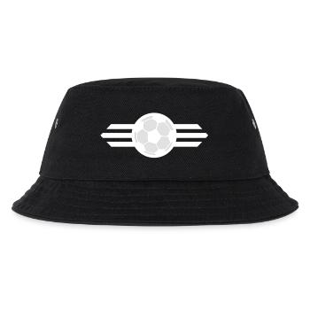 soccerball ribbon / soccer ribbon 2c - Kids’ Bucket Hat - black - Front