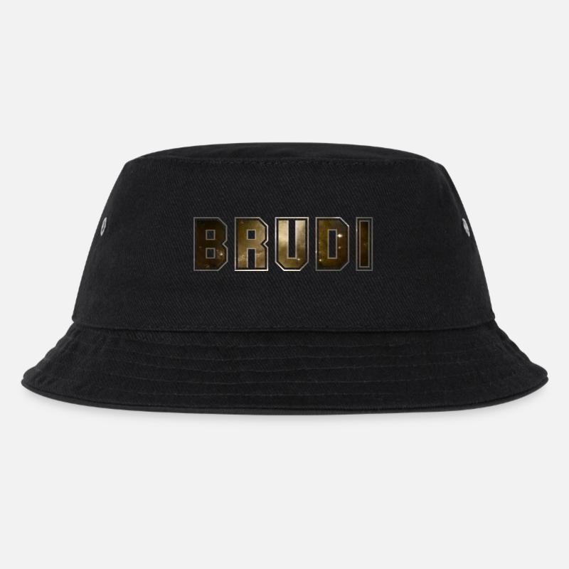 Brudi - Kinder Bucket Hat - Schwarz