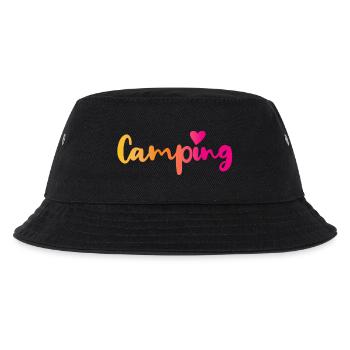 Cours de camping Coeur Rose Citation Fan Camper Outdoor - Bob Enfant - noir - Devant
