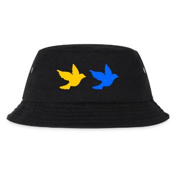 Ukraine - Kinder Bucket Hat - Schwarz - Vorne