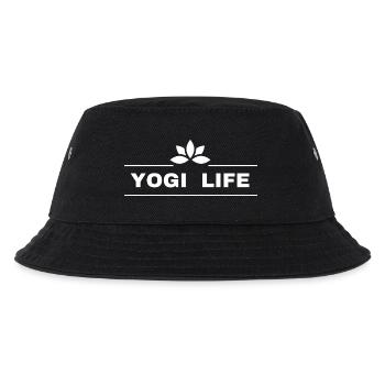 Yogi-Leben - Kinder Bucket Hat - Schwarz - Vorne