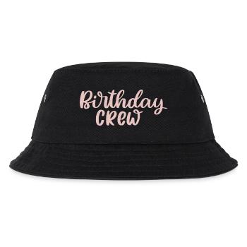 Birthday Crew - Kinder Bucket Hat - Schwarz - Vorne