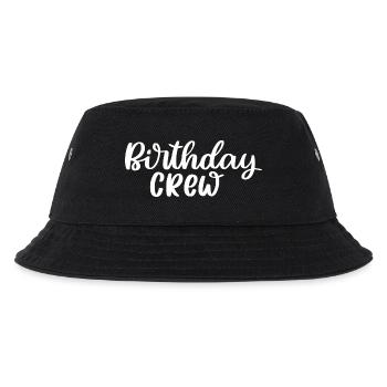 Birthday Crew - Kinder Bucket Hat - Schwarz - Vorne