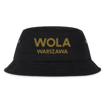 WOLA Warszawa Warsaw Warschau - Kinder Bucket Hat - Schwarz - Vorne