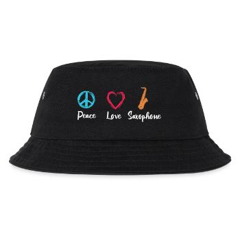 Saxophone Amour Paix - Bob Enfant - noir - Devant