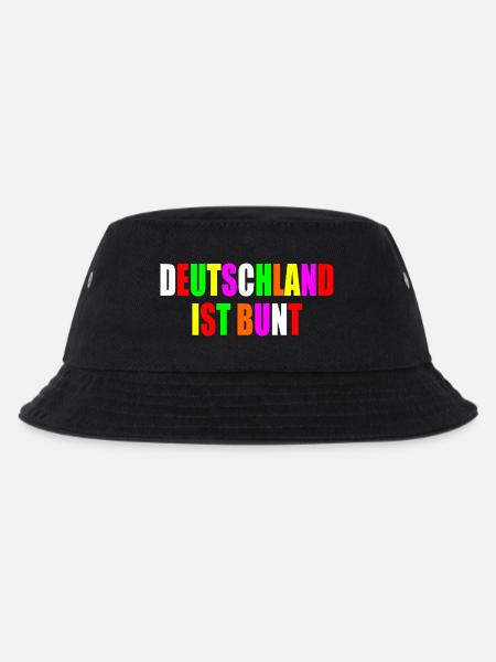 Deutschland ist bunt - Kinder Bucket Hat - Schwarz